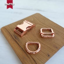 20set(metal buckle+adjust buckle+D ring/set) DIY Dog Collar 2.0cm diy emboitement zinc alloy buckle adjust buckles 4 colors 2024 - buy cheap