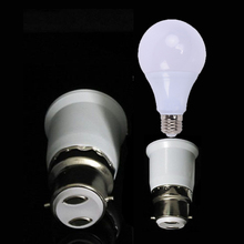 Conversor b22 para e27 base lâmpada led à prova de fogo suporte adaptador 220v 110v soquete 2024 - compre barato
