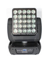 Rasha Hot Sale 25pcs*12W C-REE RGBW 4IN1 Array Moving Head Matrix Light LED Matrix Moving Head Light 110-240V 2024 - buy cheap