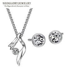 Neoglory Jewelry Sets With Necklaces Earrings Austrian Rhinestone  For Women 2020 New Gifts P1 2024 - buy cheap