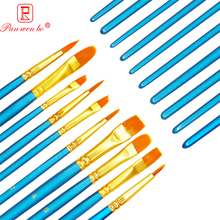 10Pcs/Set Mixed Size Painting Brushes Nylon Watercolor Brush Set Student Children Painter Art Supplies 2024 - buy cheap