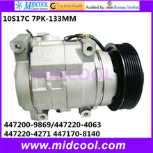 HIGH QUALITY AUTO AC COMPRESSOR  10S17C FOR 447200-9869/447220-4063/447220-4271 447170-8140 2024 - buy cheap