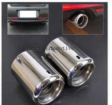 2x NEW STAINLESS STEEL EXHAUST TAIL REAR MUFFLER TIP PIPE 2009 -2014 for Mazda 6 ATENZA 2013 2014 for Mazda CX-5 2024 - buy cheap
