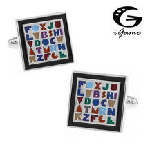 IGame-gemelos con letras, diseño esmaltado multicolor, envío gratis 2024 - compra barato