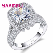 Brand Classic Style 925 Sterling Silver Ring Wedding Jewelry AAAAA  For Women Thanksgiving Surprise Gift 2024 - buy cheap