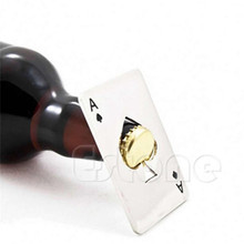 Сода пивная кепка мужской подарок игральная карта Ace of Spades Покер Бар инструмент открывалка для бутылок YY56 2024 - купить недорого