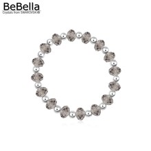 BeBella-pulsera de cuentas de cristal, hecha con Cristales austriacos de Swarovski, para niñas, regalo de Navidad 2024 - compra barato
