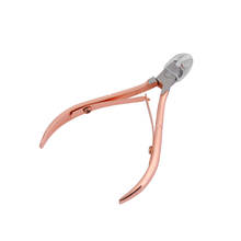 1PC Rose Gold Stainless Steel Dead Skin Remove Nail Scissors Nail Clipper Nipper Manicure Tool Nail Cuticle Cutter Grooming Tool 2024 - buy cheap