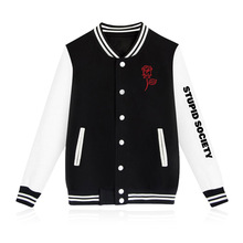 2019 WEJNXIN New Fashion Stupid Society Rose Jacket Hip Hop Casual Unisex Hoodies Hot Sale Moletom Masculino Baseball Jacket 2024 - buy cheap