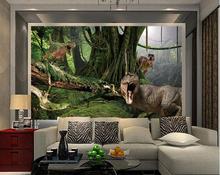 3d wallpaper custom photo mural Jurassic dinosaurs forest park painting  3d wall murals wallpaper for walls 3 d home decor 2024 - buy cheap