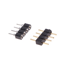 Conector macho y hembra para tira de luces LED, de 4 pines conector RGB, 50 Uds. 2024 - compra barato