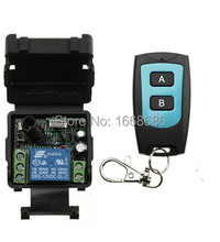 Sistema de interruptor com controle remoto sem fio, 1 receptor de luz, lâmpada, janela, portas de garagem, 12v, 1 canais, 10a
