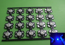 20pcs 3W Royal blue 445-450nm High power Lamp beads  with 20mm satr 2024 - buy cheap
