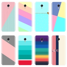 Phone Case For Meizu M2 M3 M3S M5 M5C M5S M6 M6S M6T Soft Silicone Stripe Love Pink Blue Back Cover For Meizu M6 M5 M3 M2 Note 2024 - buy cheap