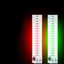 2x17 LED USB Voice control Level indicator VU Meter Amplifier Board Music spectrum Volume level indicator light 2024 - buy cheap