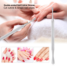 1pc Stainless Steel Double-ended Nail Cuticle Trimmer Dead Skin Callus Remover Anti-slip Manicure Pedicure Trimmer Tool 2024 - buy cheap