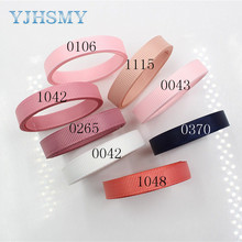 YJHSMY J-171109-L10MM,10 мм 10 ярдов однотонные ленты термопечать grosgrain Свадебные аксессуары DIY материалы 2024 - купить недорого