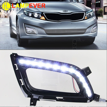 Car DRL Kit for KIA K5 Optima 2013 2014 2015 LED Daytime Running Light Fog lamp super bright daylight light for car k5 led drl 2024 - buy cheap