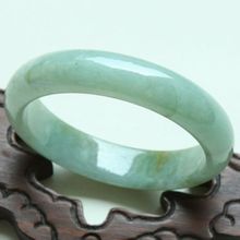 2564 Certified Natural Green "A" Jadeite  Bangle Bracelet Handmade 2024 - buy cheap