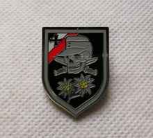 Немецкая армейская Кепка edelweiss, значок, меч, Череп, скрещенная эмблема 2024 - купить недорого