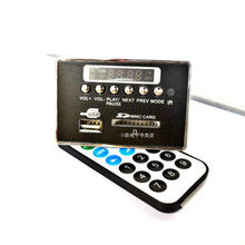 Digital LED 12v Bluetooth MP3 WMA WAV decoder board Audio SD / USB music player display panel FM radio AUX  FOR Car Amplifier 2024 - buy cheap