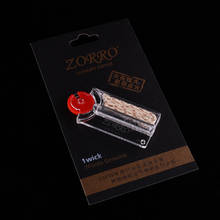 1 упаковка Zorro 7 кремневых камней для Zippo керосинового масла Зажигалка Замена Диспенсер 1 фитиль хлопок кремень зажигалка аксессуары 2024 - купить недорого