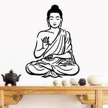 Buddha Wall sticker Home Decor Vinyl Wall Stickers For Living Room Bedroom Sticker Mural Room Decoration Wall Decals 2024 - buy cheap