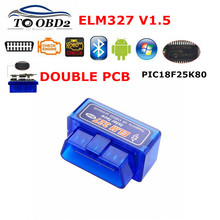 Super Mini Elm327 Hardware V1.5 Chip PIC18F25K80 Bluetooth ELM 327 V1.5 Auto Code Reader Car Diagnostic-Tool For Android/Symbian 2024 - buy cheap