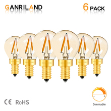 LED Light E14 220V Gold Tint G40 Globe Lamp Edison LED Filament String Light Bulb 1W 2200K E12 Decorative Home Lighting Dimmable 2024 - buy cheap
