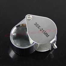 Jewelry Diamond Eye Loupe Magnifier Magnifying Glass Triplet Jewelers 30x21mm L15 2024 - buy cheap