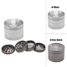 HORNET Multi Functional Concave Herb Tobacco Grinder 4 Parts 63 MM Zinc Alloy CNC Metal Herb Grinder Spice Chromium Crusher 2024 - buy cheap