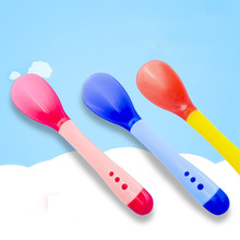 3Pcs/lot Temperature Sensing Spoon for Baby Safety Infant Feeding Spoons Kids Children Boy Girl Toddler Flatware Drop Shipping 2024 - buy cheap