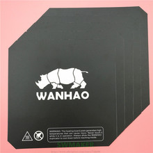 Wanhao-piezas de repuesto para impresora 3D, Cama adhesiva de calor de impresión similar a Buildtak prusa i3, placa calefactora de 200mm/214mm/220mm, 10 Uds. 2024 - compra barato