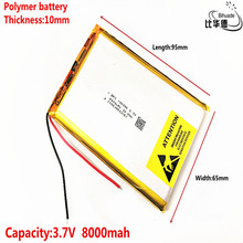 Liter energy battery Good Qulity 106595 3.7 V lithium polymer 8000 mah DIY mobile emergency power charging battery 2024 - buy cheap