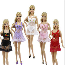 30Sets/Lot Wholesale Lace Nightwear Accessories Doll Outfits 1/6 Doll Clothes 2024 - buy cheap