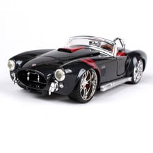 Simulation 1:24 1969 Shelby 427 modified retro alloy model car,collection&gift convertible classic car model,free shipping 2024 - buy cheap