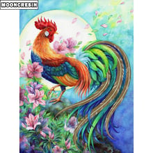 5D Diamond Mosaic Picture Flower Diy Diamond Embroidery Full Square Drill Cross Stitch Chicken Diamond Painting Kit Home Decor 2024 - buy cheap