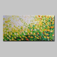 Mintura Oil painting For Living Room Home Decor Acrylic Canva Colorful Flowers Wall Art Hotel Decoration Office Decor  No Framed 2024 - buy cheap