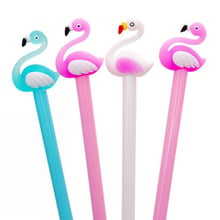 2pc Kawaii Little Swan Gel Pen Cartoon Office School Supplies Black Signature Pen Cute Flamingo Korean Stationery 2024 - buy cheap