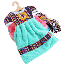 Toalla de encaje de mano con diseño de falda colgante, vestido de una pieza con forma de toalla de mano gruesa absorbente para baño/Cocina 2024 - compra barato