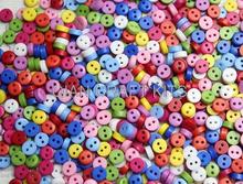 Botones de costura de resina para álbum de recortes, botones de decoración kawaii en miniatura de 6mm, mezcla aleatoria de 2 agujeros, 2000 piezas 2024 - compra barato