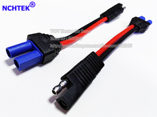 NCHTEK SAE to EC5 Female Plug Power Automotive Wire Adapter Connector Cable About 15CM/Free Shipping/10PCS 2024 - buy cheap