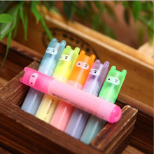 16packs/lot Ninja Rabbit fluorescent pen/highlighter pen/mark pen/Promotion Gift /Fashion Style/Office & School Supplies G153 2024 - buy cheap