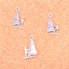 96 pcs Charms windsurfing windsurfer,Antique Making pendant fit,Vintage Tibetan Silver,jewelry DIY bracelet necklace 22*14mm 2024 - buy cheap