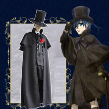 Disfraces de Anime Black Butler, Cosplay de Ciel Phantomhive, Cosplay de Halloween, fiesta, Kuroshitsuji 2024 - compra barato