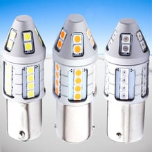 1156 BA15S P21W супер яркий 30 светодиодный 3030 SMD Автомобильный задний фонарь тормозной светильник s авто задний фонарь дневной ходовой светильник красный белый желтый 2024 - купить недорого