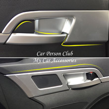 For Hyundai Elantra 2016 2017 2018 Interior Door Handle Bowl Cover Frame Panel Trims ABS Chrome Sticker Car Styling Accessories 2024 - buy cheap
