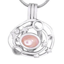 Plated sliver Galaxy sky cage pendant NEW Fashion Jewelry Attractive wedding gift Free shipping P162 2024 - buy cheap