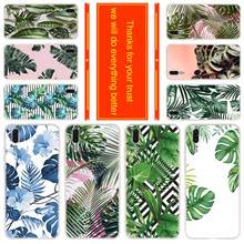 Soft Silicone Protective Case For Huawei P50 P40 P30 P20 Pro P10 Lite P Samrt Z 2020 2019 Cover Cover Tropical Plants 2024 - buy cheap