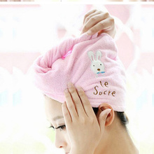 New Style Lovely Hair Dry Napkin Fast Dry Hair Cap  Bathroom Towel Towels Bathroom Vs Pink Grinch Turban Microfiber Hat 2024 - buy cheap